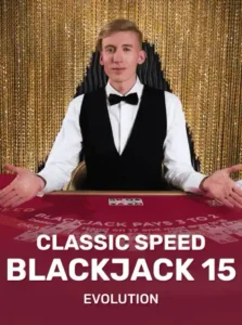 Classic Speed Blackjack 15 game tile