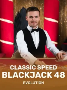 Classic Speed Blackjack 48 game tile
